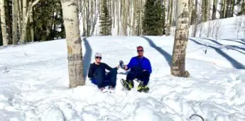 Cheers! Snow drinks