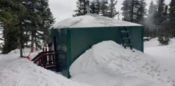 Snowed in Hut 2