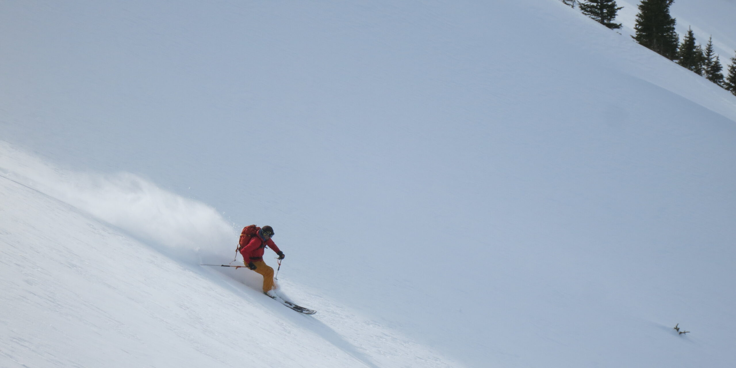 Skiing from Last Dollar Hut